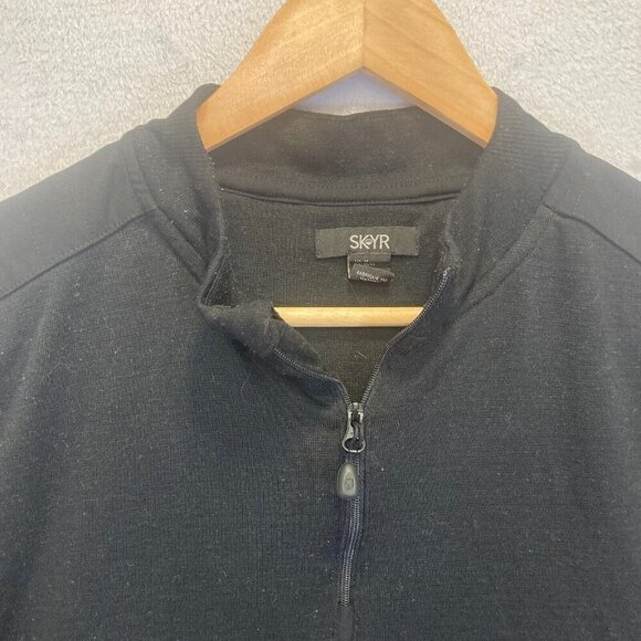 Skyr 1/4 Zip Long Sleeve Shirt Womens Medium M Black Base Layer Winter Skiing - Picture 8 of 12